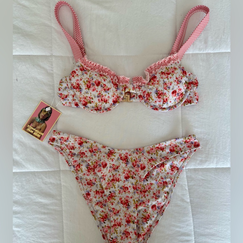 NWOT Strawberry Milkmob bikini